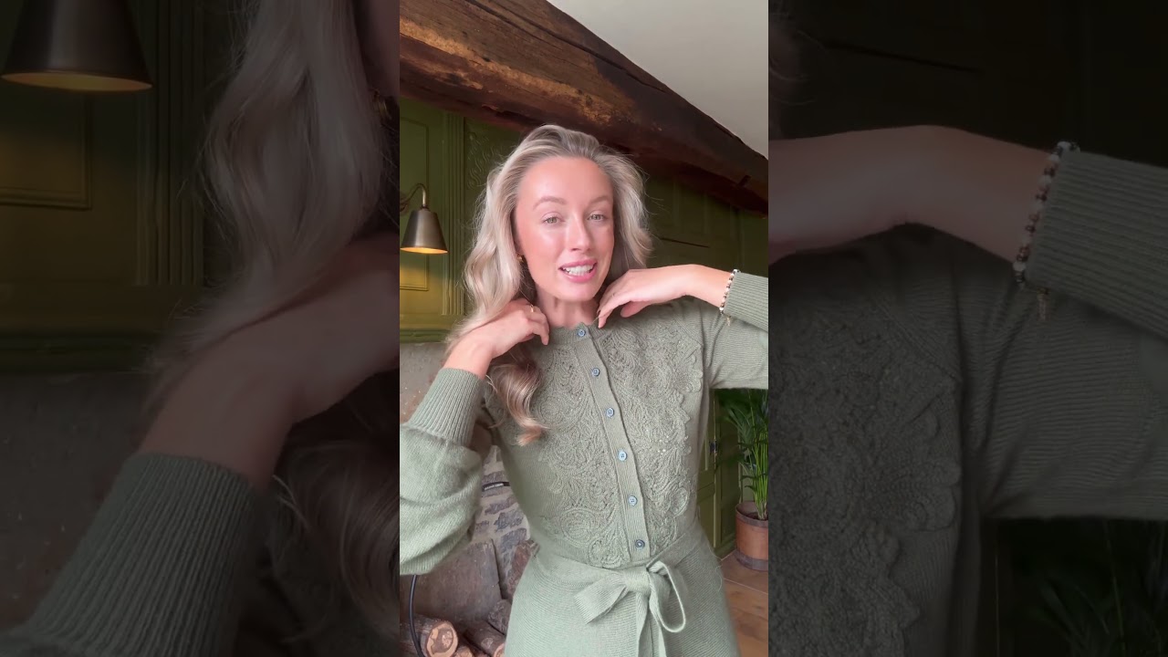 10 дней осенних нарядов ~ День первый — идеальное зелёное трикотажное платье, ссылки на магазины ...