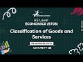 AS Economics (9708) | Classification of Goods and Services | Lecture 7
