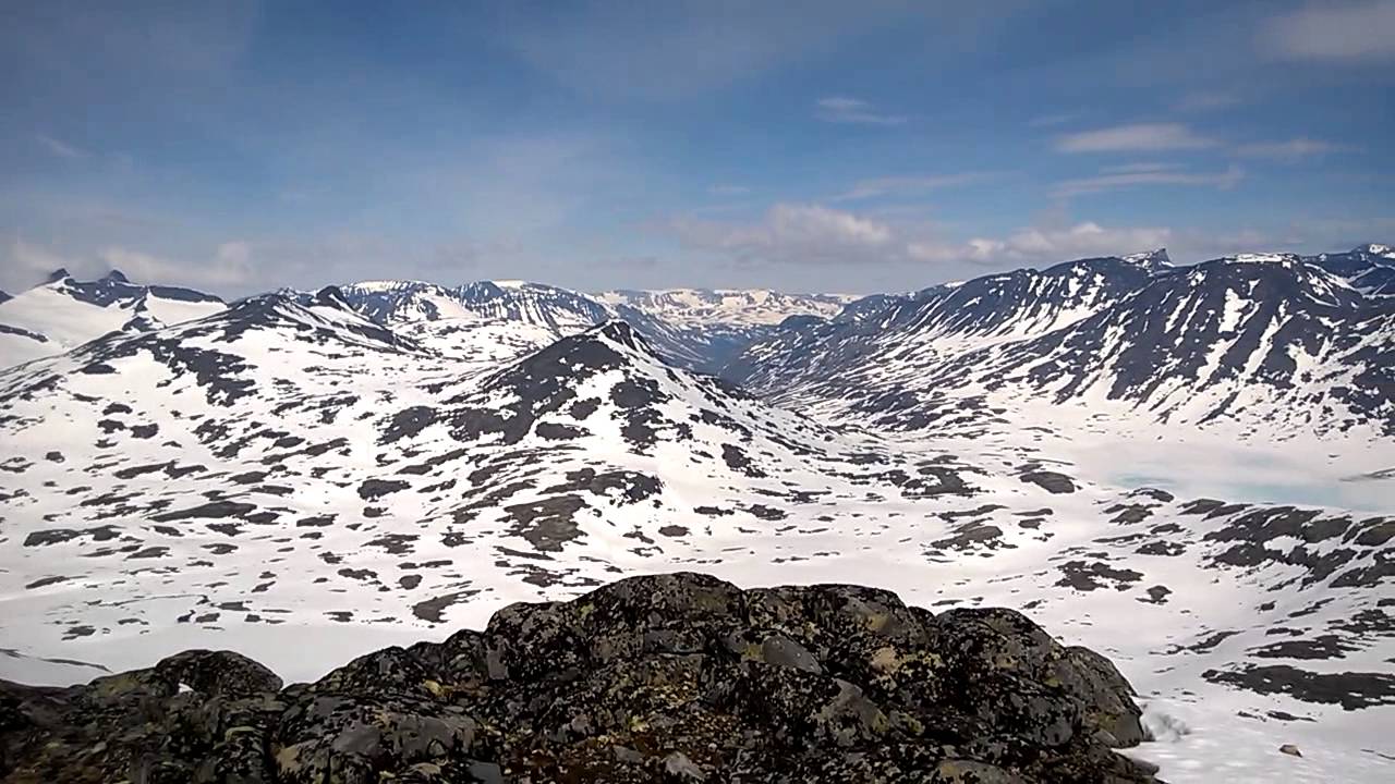 Peak view fra Høgvagltindane in Jotunheimen