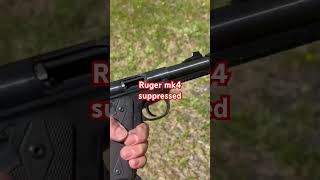 Ruger mk4 before and after suppressor install