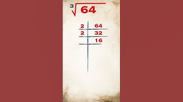 Cuberoot of 64 | 64 ka ghanmul | #shorts #viral #funny #trending #cuberoottrick