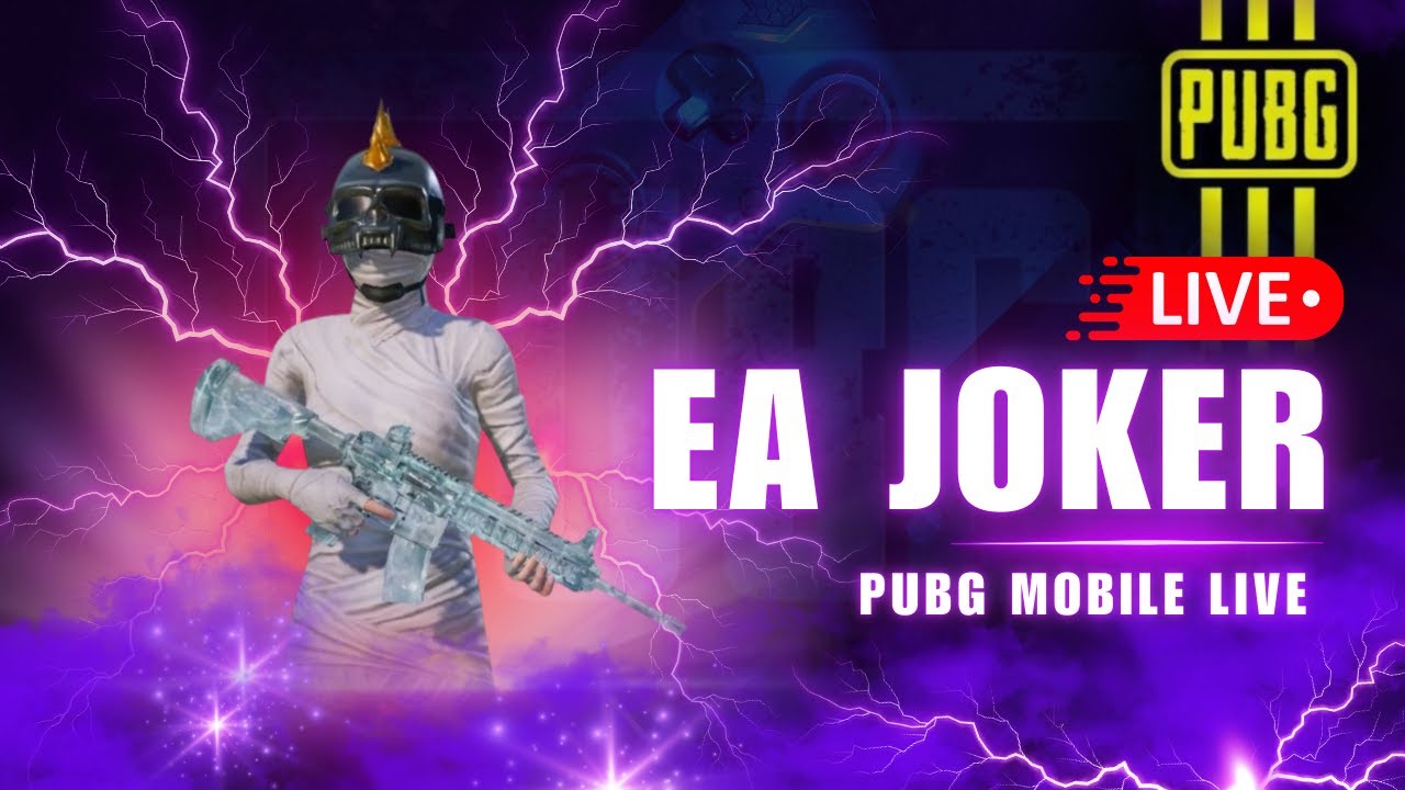 EA Joker Is Live | PUBG Mobile Live | Custom Rooms