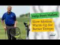 Slow Down to Find Your Tempo | Joe Hallett Golf Warm-Up Tip