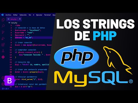Los STRINGS - MÁSTER EN PHP - MYSQL y BOOTSTRAP #4