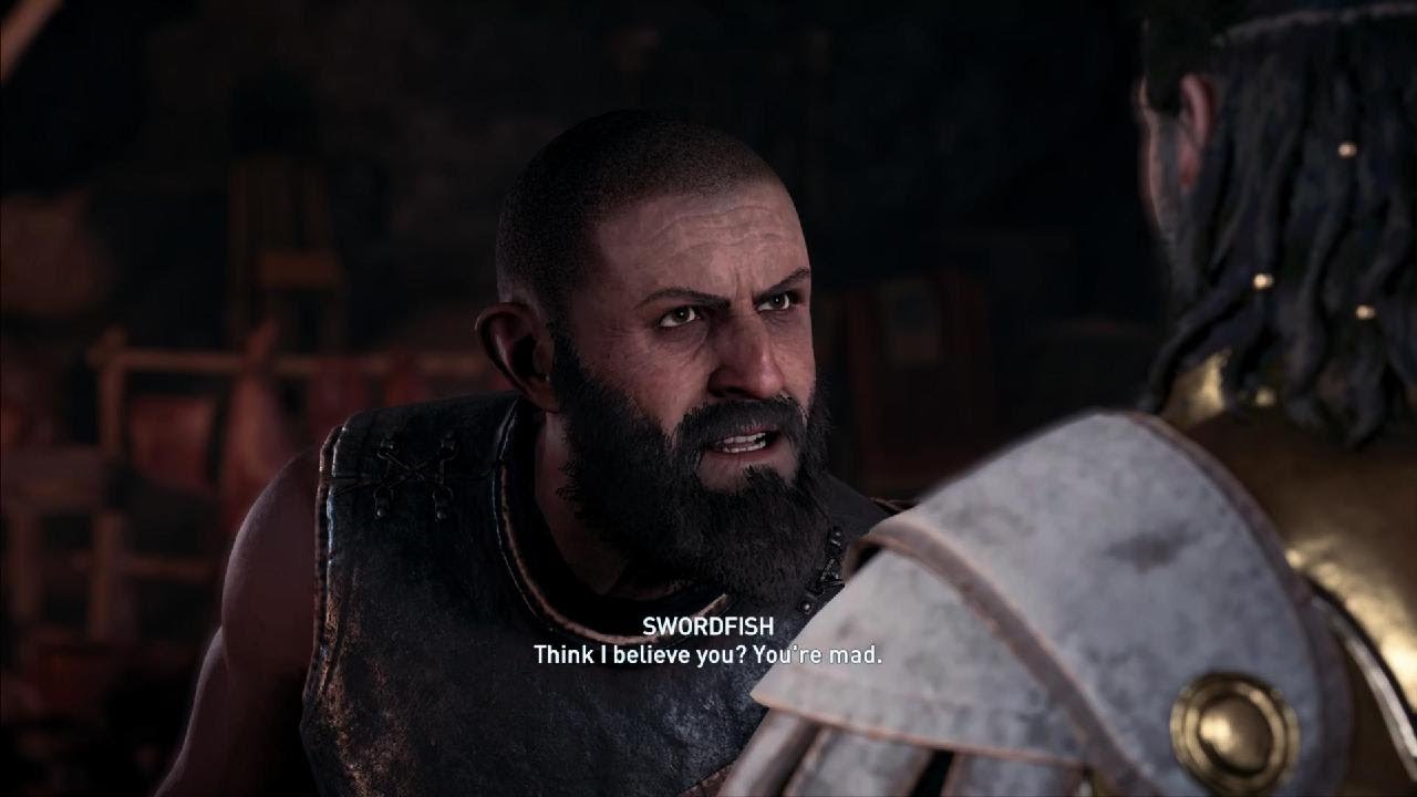 Assassin's Creed: Odyssey - Alexios vs Cultist Swordfish - YouTube