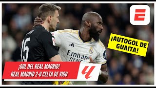 GOL PARA REAL MADRID: Modric puso la magia, Rudiger la cabeceó y Guaita ayudó al gol | La Liga