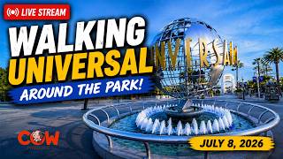 🔴 LIVE: Walking Around Universal Studios Hollywood! Mega Movie Summer, Construction Updates & More!