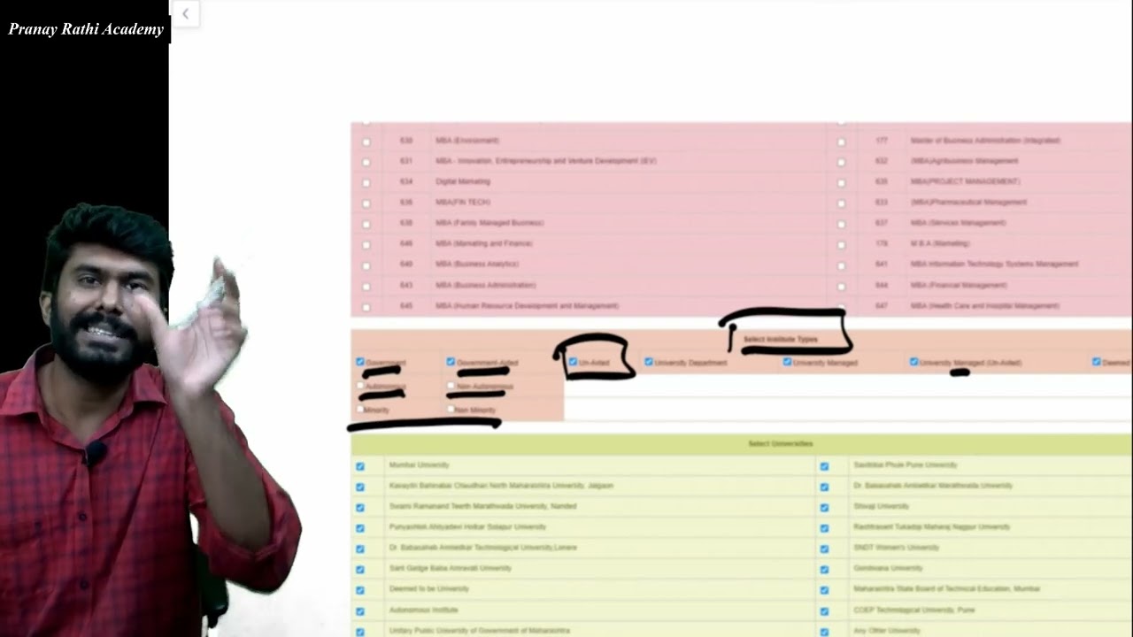 CAP Round | Step by Step Form Filling | MBA-CET 2023