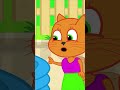 Piscina con Bolas 🎈🎈🎈 Familia de Gatos Dibujos Animados Para Niños #animados