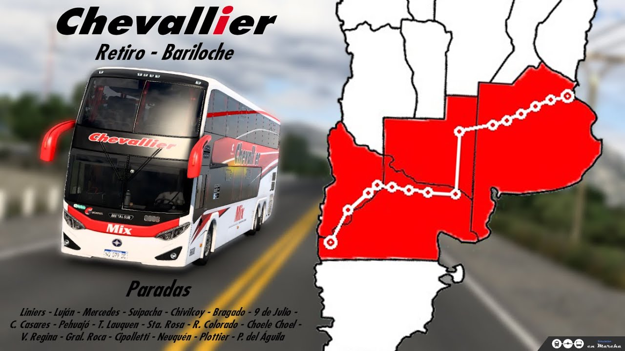 RETIRO - BARILOCHE | Servicio Completo Chevallier | Simulación en Marcha