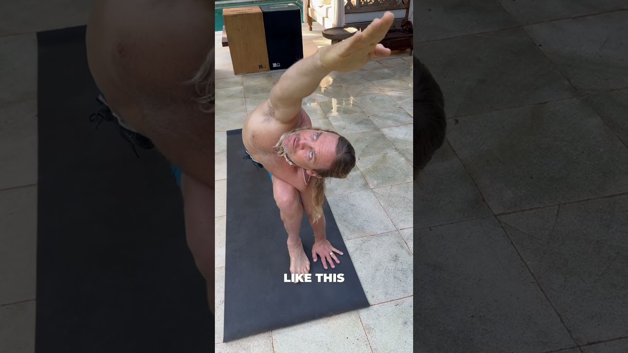 Neck in Side Angle Pose