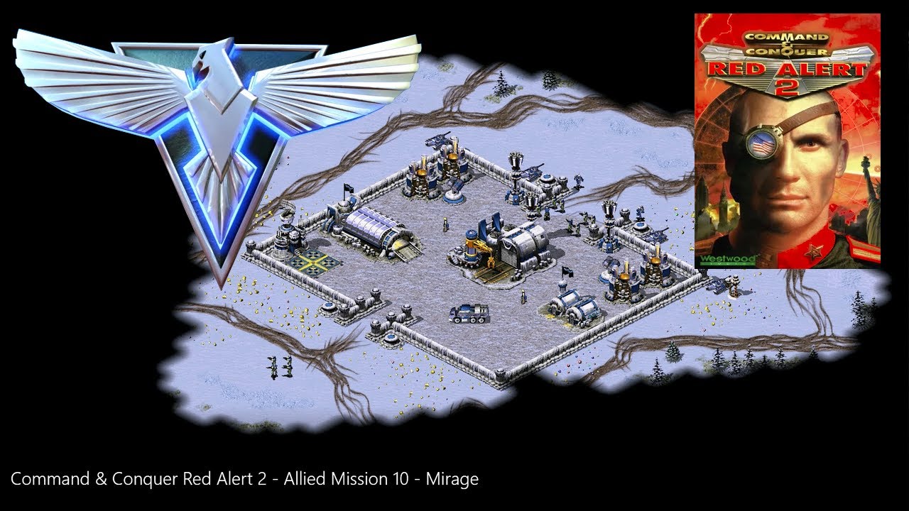 C&C: Red Alert 2 - Allied Mission 10: Mirage - Hard Difficulty - 4K