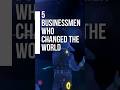 5 businessmen who changed the world #stevejobs #henryford #apple #mcdonalds #raykroc