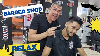 💈ASMR RELAX em BARBERSHOP MILGRAU Balneário Camboriú SC #asmr #barber #barbearia #hairstyle #indian