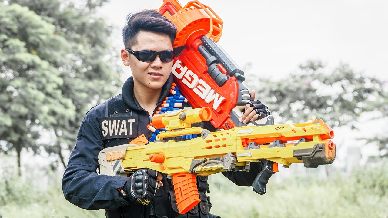 Nerf Guns War Men S.W.A.T Of SEAL TEAM Special Use Nerf Gun Fight One