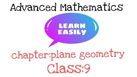 Textbook solutions of Advanced Mathematics.plane geometry.Detailed explanation.Class9
