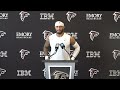 Drake London, Jessie Bates III and Michael Penix Jr. speak to the media | 2024 AT&T Training Camp