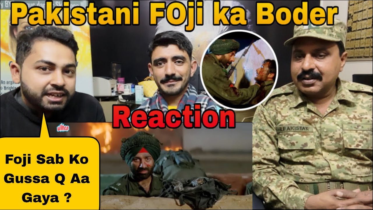Pakistani Foji Reaction On Border Movie Climax Fight Scene - Sunny Deol - Akshaye Khanna
