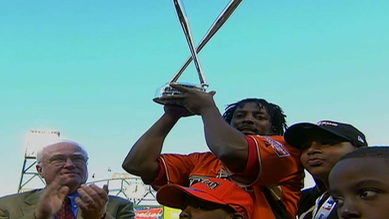 Framed Vladimir Guerrero Jr & Sr First Father-Son Home Run Derby