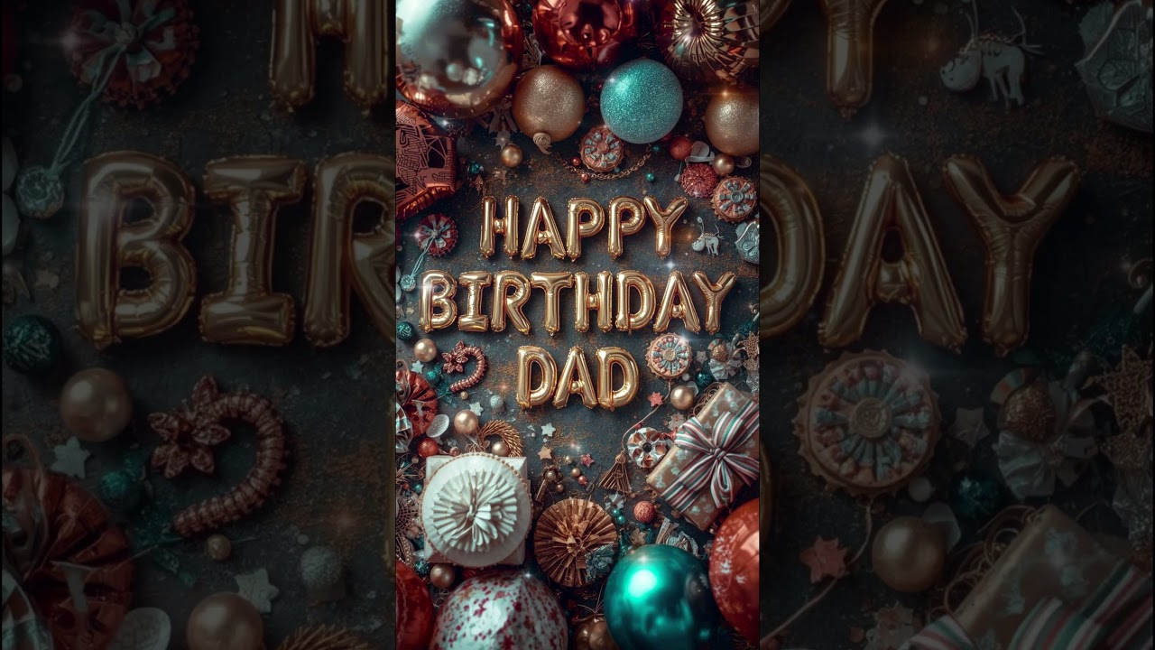 Happy Birthday Dad 🎂 