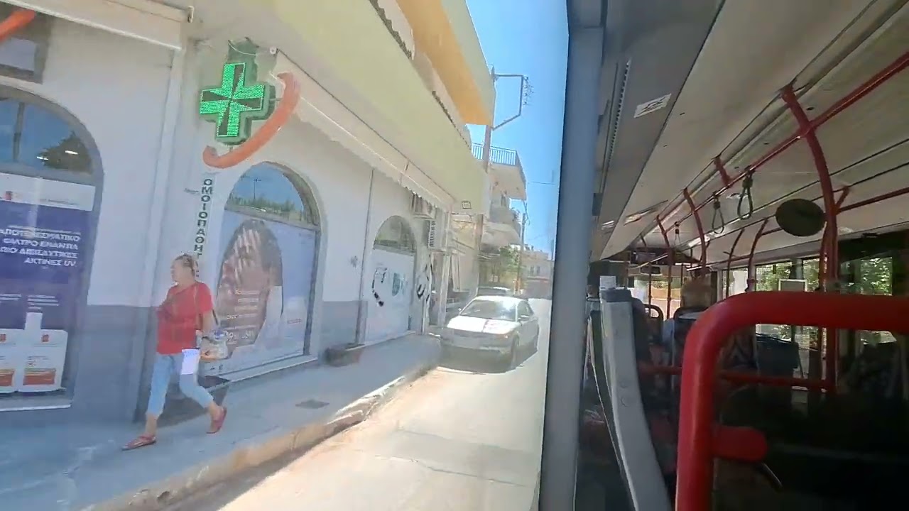 KTEL SALAMINAS:Line 5 From Paloukia To Platia Selinion