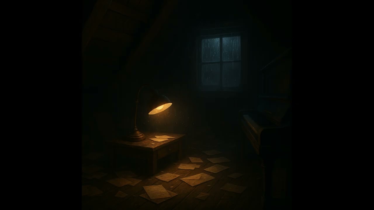 Attic Rain Lofi – Forgotten Letters | Melancholic Night Beats for Study & Sleep