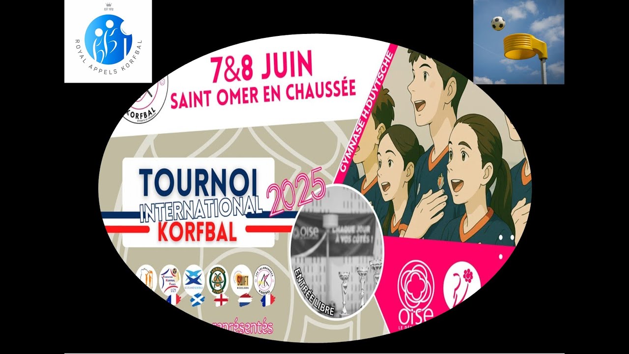 Internationaal Korfbaltornooi Les Salamandres 2025 Swift A1 -  Appels