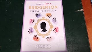 Bridgerton The High Society Game Game