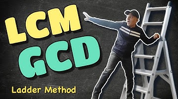How to find GCD (HCF) and LCM ( हिंदी / Hinglish) using ladder method