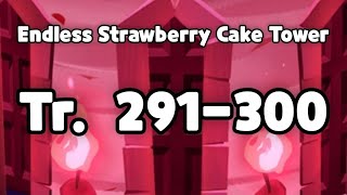 Endless Strawberry Cake Tower Tray 291 - 300  Guide | Cookie Run Kingdom