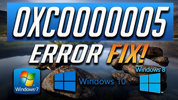 How to Fix Error 0xc0000005 in Windows 10/8/7 - 2025 Tutorial