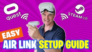 How to play PC VR games wirelessly! | META QUEST 2 AIR LINK SETUP GUIDE
