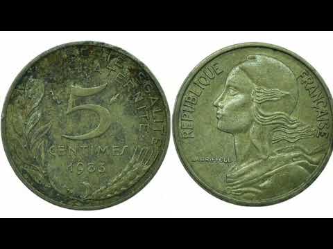 Republique Francaise 1983 5 Centimes Coin VALUE + REVIEW