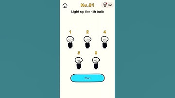 brain out game level 81 light up the 4th bulb #brainout #brainoutlevel81 #shorts #ytshorts