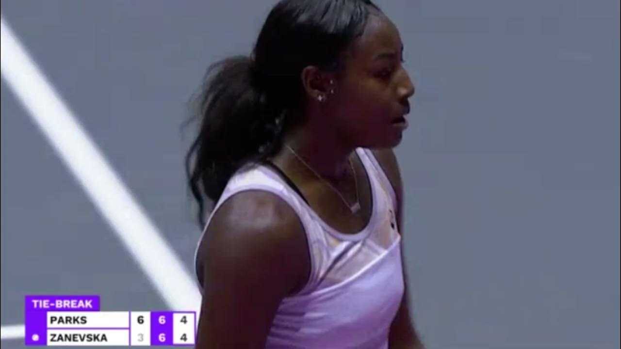Alycia Parks Wins! 🎊🎉🎈🇺🇸🇺🇸 ️ Makes first WTA 250 Final Lyons France 🇫🇷 YouTube
