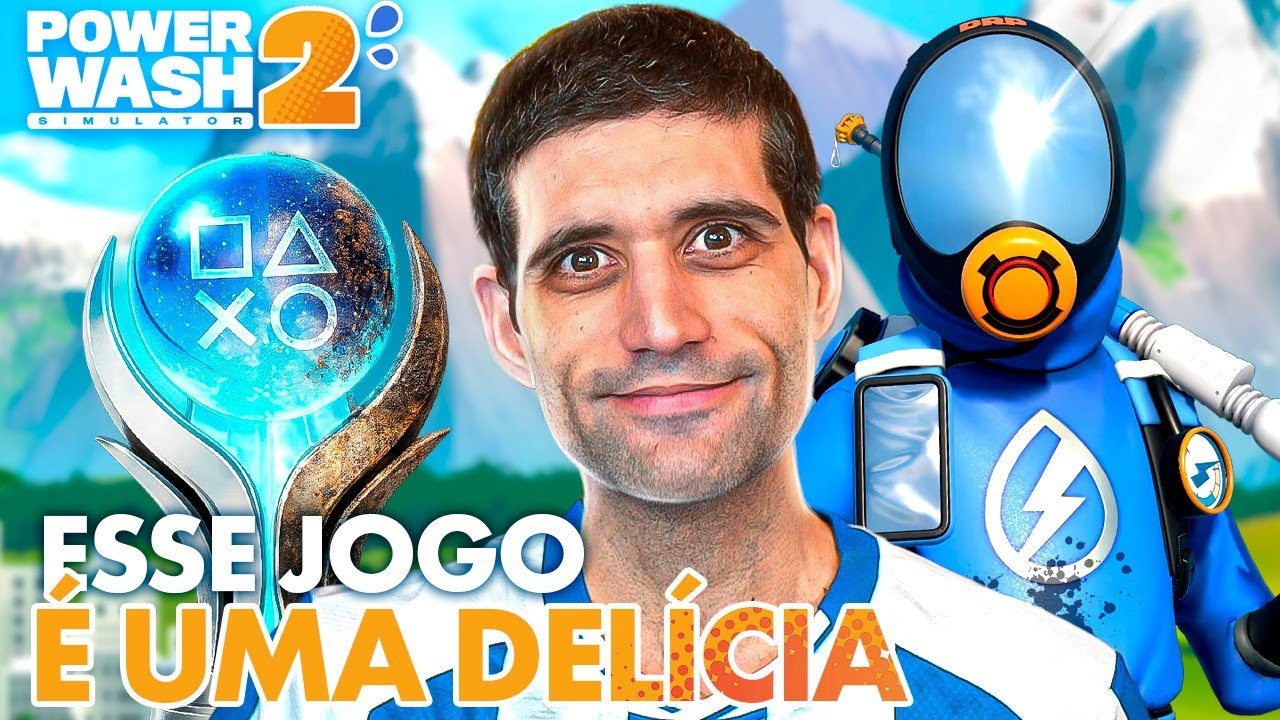 Esse jogo é uma DELÍCIA, Power Wash Simulator 2 PLATINADO