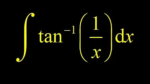 Integral arctan(1/x). Integration by parts: integrate inverse tangent.