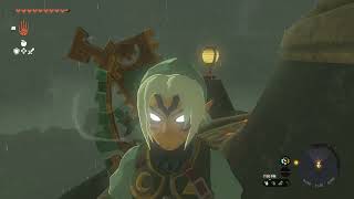 The Legend of Zelda Tears of the Kingdom - Fix Thyhlo Ruins Skyview Tower In a Rainstorm Gameplay