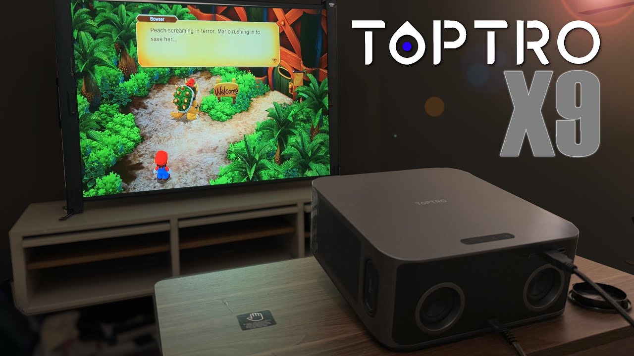 TOPTRO x9 Projector - A Switch Gamers Best Friend? - YouTube