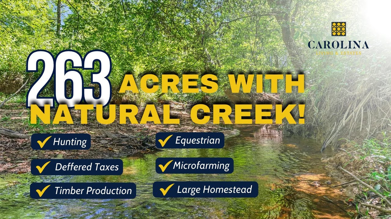 Dreaming of Country Living? Tour 263 Acres in Blackstock, SC Land for