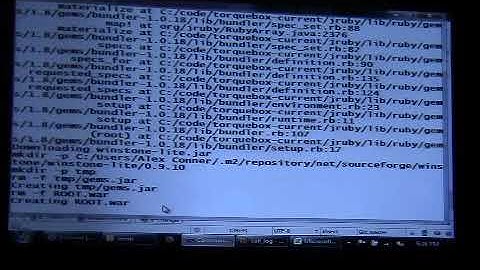 Deploying Rails on Windows with JRuby and Warbler