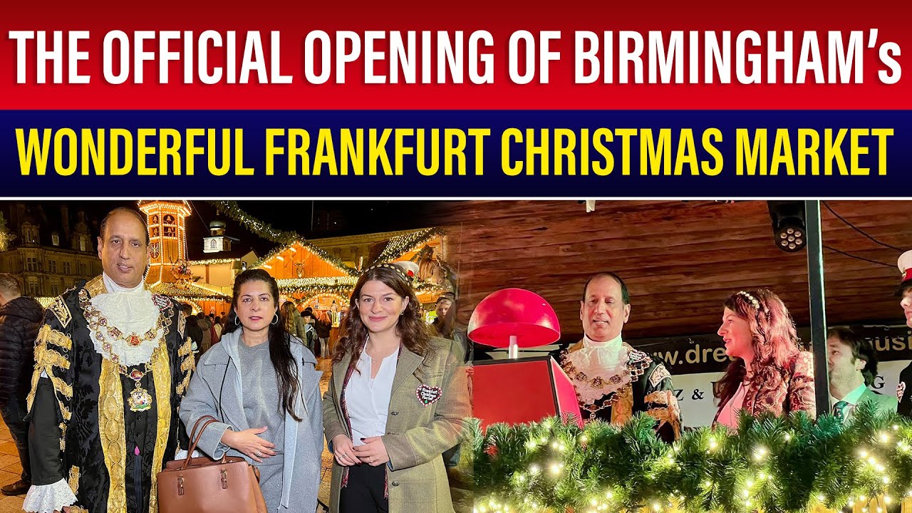 Официальное открытие замечательной Франкфуртской рождественской ярмарки в Бирмингеме | Бирмингем ...