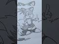 Drawing Tails #tails #sonic #sonicthehedgehog #drawing #art
