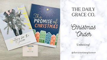 The Daily Grace Co. CHRISTMAS & ADVENT 2021 Order | Unboxing | Christmas Books | Kids Books