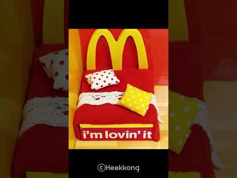 #shorts DIY Miniature <strong>Mcdonald</strong>&amp;#39;s VS KFC Board House ♥ Hamburger Chicken Competition