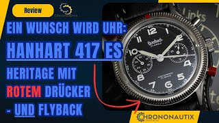 Finally perfect? ​​Hanhart 417 ES Heritage with RED pusher and FLYBACK