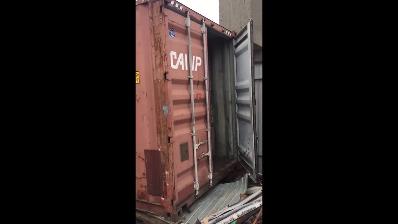 12-й метровый контейнер 40 футов склад