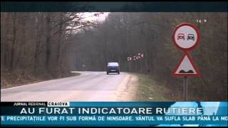 Trei persoane cu vârste cuprinse între 17 şi 35 de ani, din Târgu-Jiu, sunt cercetate pentru furt calificat şi riscă până la 10 ani de închisoare după ce au furat  ţevile de susţinere a şapte indicato