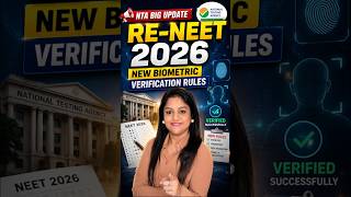 NTA New Updates - RE NEET 2026 Biometric Verification & Exception Protocol For NEET Exam #neet2026