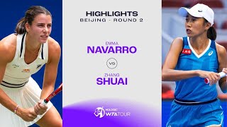 Emma Navarro vs Shuai Zhang | Wuhan Open 2025 Round 1 Preview, Prediction & Head-to-Head Breakdown!